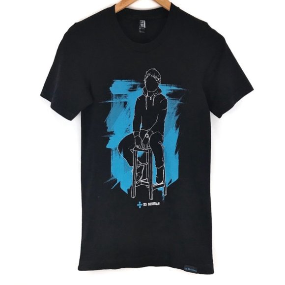 Ed Sheeran Divide Tour Black Graphic Tee Shirt - Picture 2 of 16